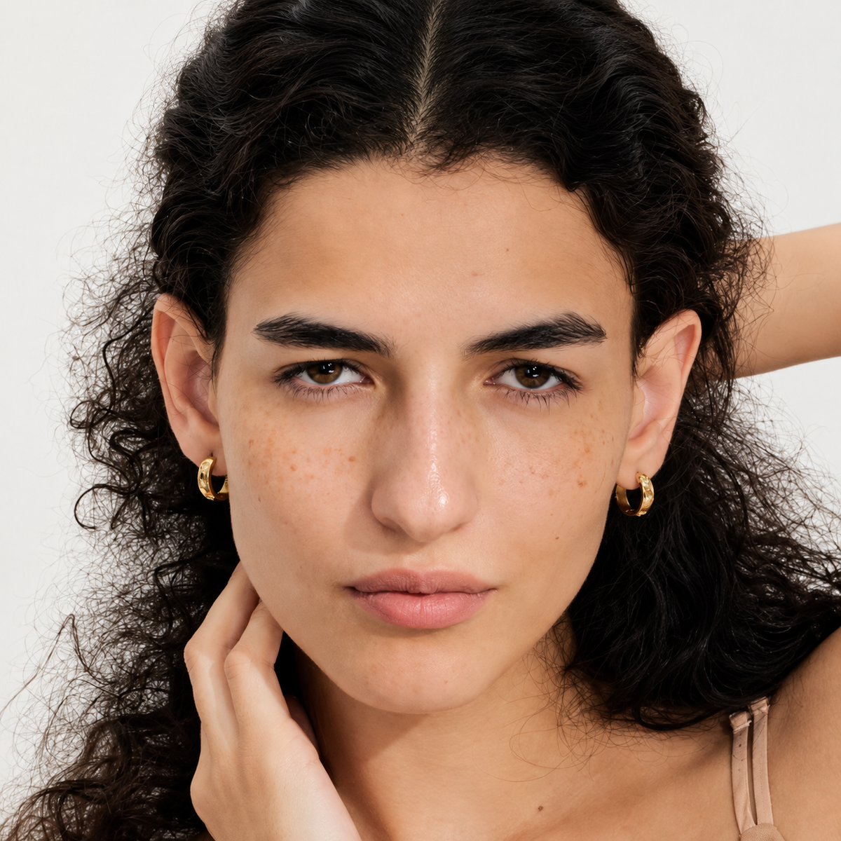 Celestial Star Cubic Zirconia Hoop Earrings