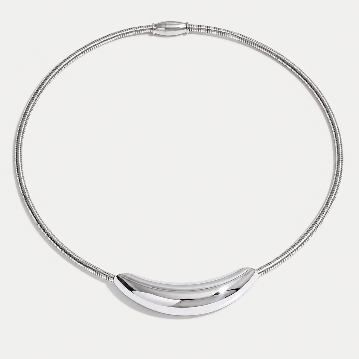 Aurelia Sculpted Gold Choker Necklace